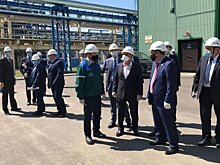 Рустам Минниханов осмотрел строящиеся заводы Казаньоргсинтеза