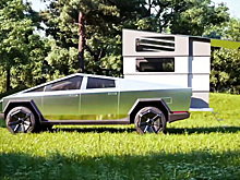 Компактный жилой модуль для Tesla Cybertruck впервые показали на видео