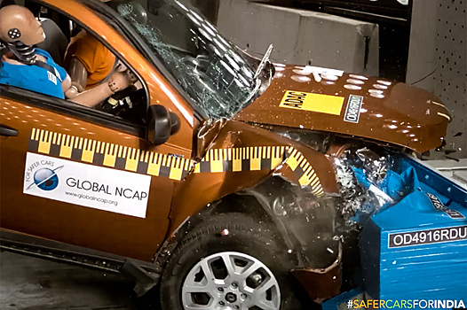 Renault Duster провалил краш-тесты