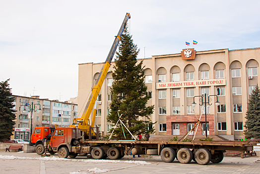 Черкесску подарят искусственную новогоднюю елку