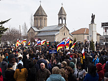 Общенародный митинг в Цхинвале "Алания за стабильность" собрал около 3000 жителей