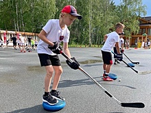 Юные хоккеисты проходят тренировочные сборы в «Солнечной долине»