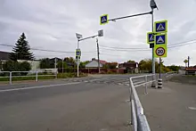 На региональной трассе в поселке Усть-Кинельский появился пешеходный переход