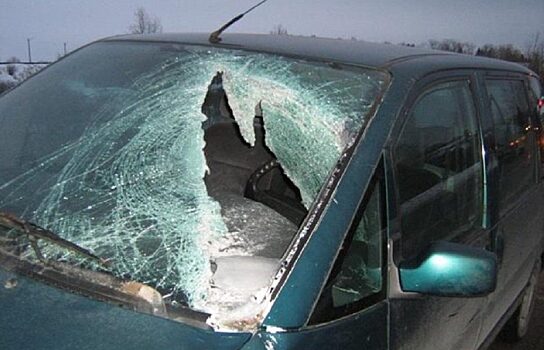 На дороге Салехард-Лабытнанги глыба льда убила пассажирку автомобиля