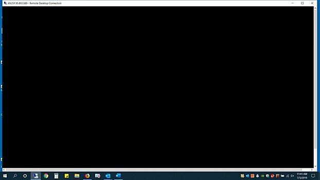 Ошибка в Windows 10 1903 вызывает черный экран при RDP-подключении