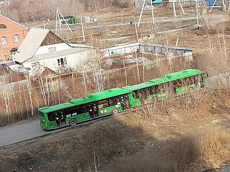 В Челябинске столкнулись два пассажирских автобуса