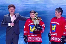 В Архангельской области прошел матч двух женских хоккейных команд 60+