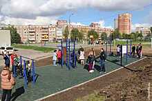 В Череповце для школьников и жителей построили спортплощадку