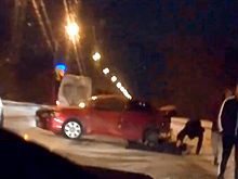 Водитель иномарки попал в больницу после ДТП под Новокузнецком