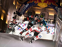 Русские в Ice Cross Downhill. Самая экстремальная гонка на коньках