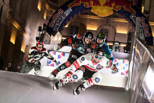 Русские в Ice Cross Downhill. Самая экстремальная гонка на коньках