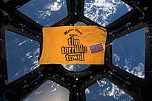 Астронавт НАСА развернул атрибутику «Питтсбург Стилерс» на МКС