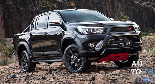 Toyota работает над харкорным пикапом Hilux, соперником Ford Ranger Raptor