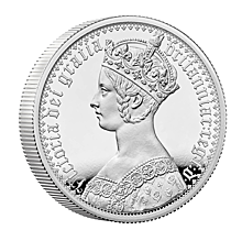 Королева Виктория на серии британских монет