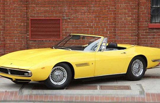 Maserati Ghibli Spyder 1969 года «отхватили» за немыслимые деньги