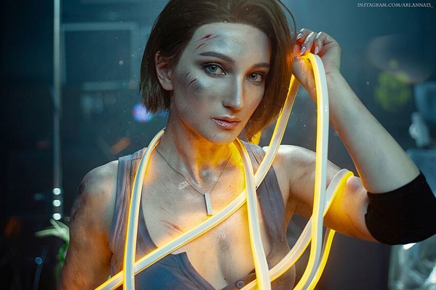 Косплей Resident Evil, модель MightyRaccoon и Ari_Anna, фотограф HaJI