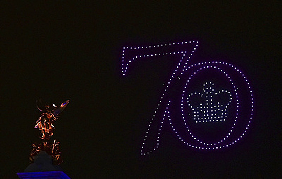 В Лондоне прошел праздничный концерт в честь 70-летнего юбилея правления Елизаветы II