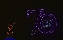 В Лондоне прошел праздничный концерт в честь 70-летнего юбилея правления Елизаветы II