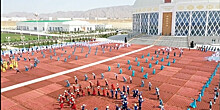 Гигантская юрта: в Туркменистане открыли современный культурный центр
