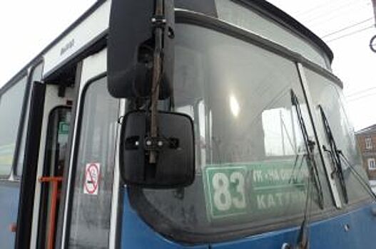 Архангельский автобус зацепил на остановке женщину зеркалом заднего вида