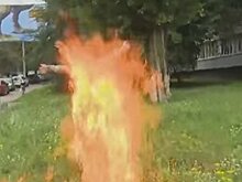 Совершивший самосожжение украинский военный в госпитализации не нуждается