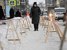 Петербургских учителей выгнали на уборку снега