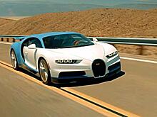 Bugatti испытала гиперкар Chiron в Долине Смерти
