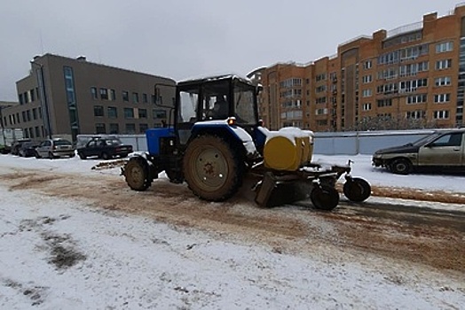 Уборка снега на подмосковных стройках находится на особом контроле