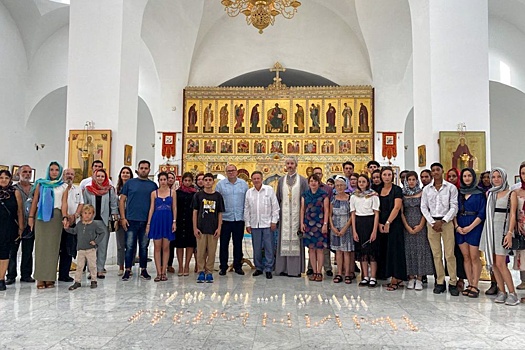 В Гаване прошла акция "Свеча памяти" и состоялась лития в память о погибших в ВОВ