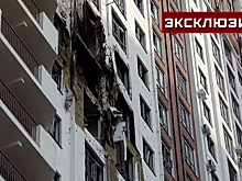 Пострадавший от удара БПЛА дом в Новороссийске сняли на видео