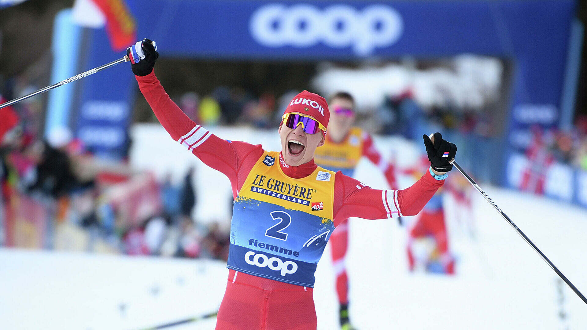 Ступак вышла на 3-е место в общем зачёте «Тур де Ски» после победы в гонке преследования