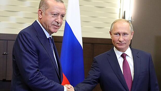 Переговоры Путина и Эрдогана длятся более двух часов