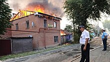 Страшный пожар в Ростове-на-Дону охватил новые дома