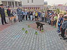 В ЯНАО полицейские в рамках акции «Зарядка со стражем порядка» провели спортивное мероприятие в пришкольном лагере