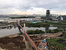 Символ объединения мира. Георгиевскую ленту длиной более 420 метров развернули на Павшинском мосту в Красногорске