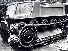 Смелый прототип из СССР: гусеничный вездеход с пневмокатками