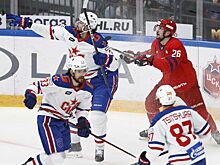 В матче СКА — «Куньлунь» произошли две массовые потасовки