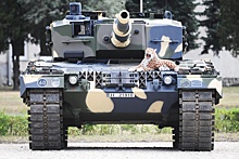 Трофейный немецкий танк Leopard 2A6 доставили в Москву