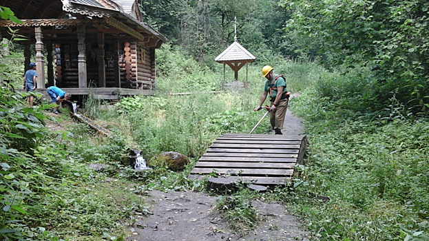 Лесничие взяли под опеку родник у деревни Ревякино