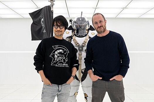 Режиссёр Даррен Аранофски посетил офис Хидео Кодзимы, создателя Death Stranding