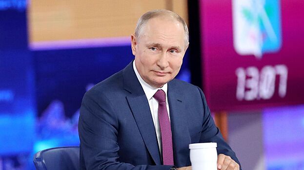 Названы лучшие пять шуток Путина с «Итогов года»