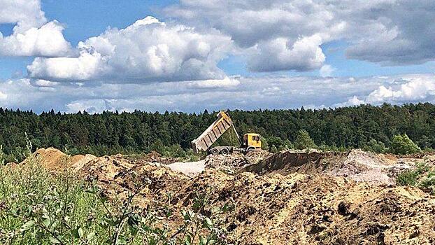 По сообщениям жителей. Нелегальную свалку ликвидировали в Красногорске