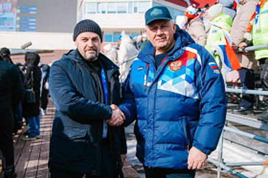Глава города Максим Ряшин посетил Альфа-Банк Чемпионат России по биатлону в Ханты-Мансийске