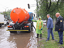 Вода с улиц откачивается максимально быстро