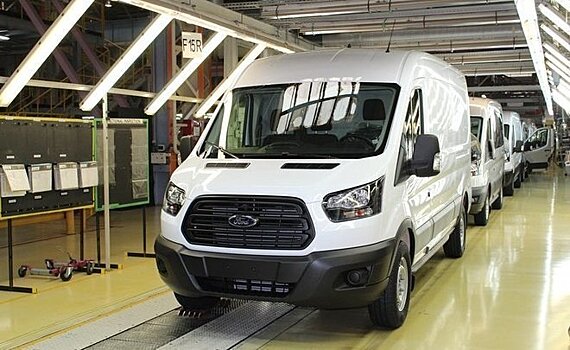 Продажи Ford Transit в России в январе выросли на 157%