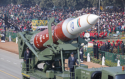 Индийское противоспутниковое оружие впервые показали на параде в Нью-Дели