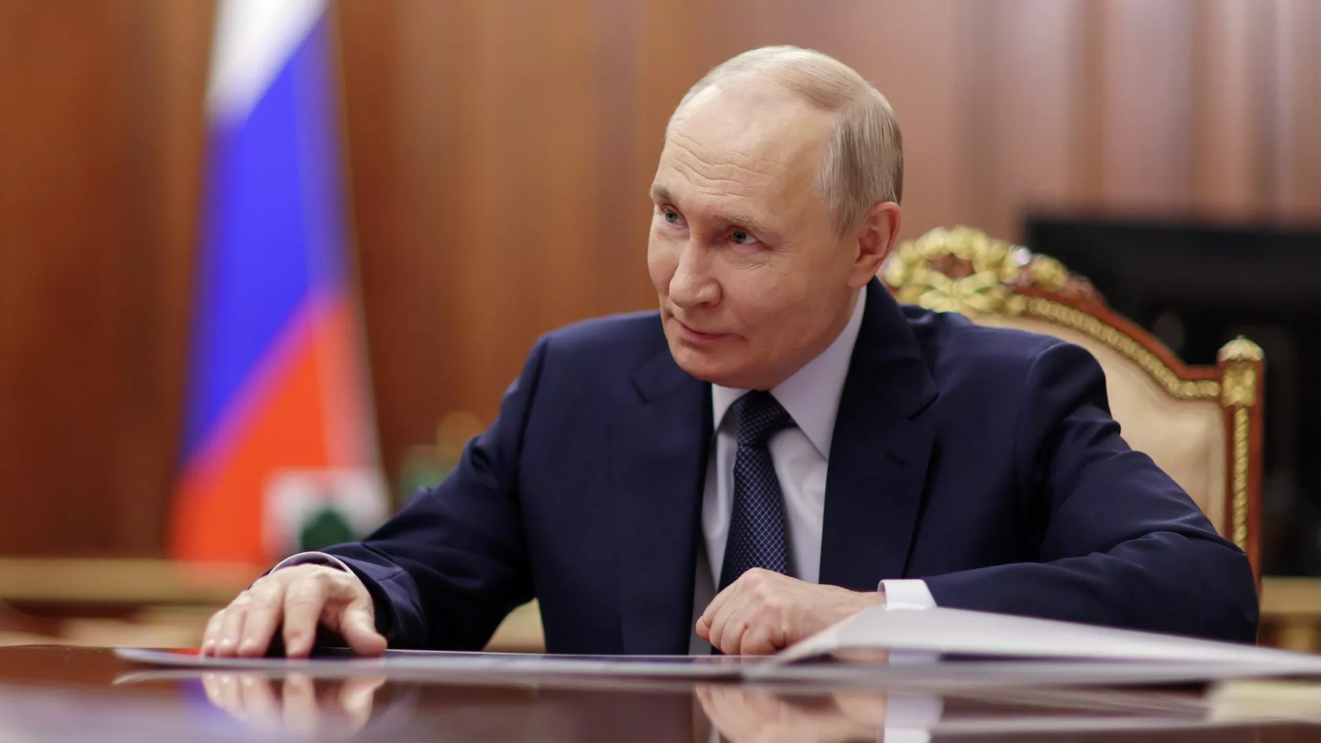 Путин пожелал Здунову успехов на предстоящих выборах главы Мордовии