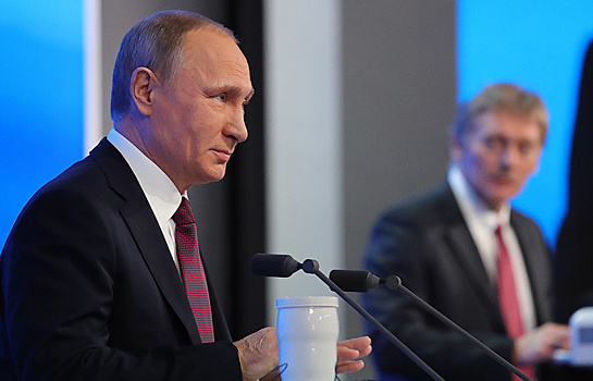 Песков рассказал о подготовке Путина к пресс-конференции