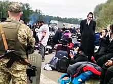Сотни хасидов застряли между Украиной и Белоруссией