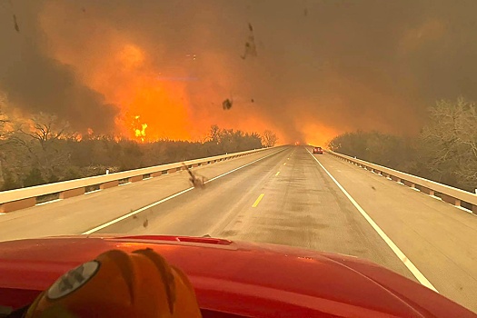 Бушующий в Техасе пожар перекинулся на Оклахому